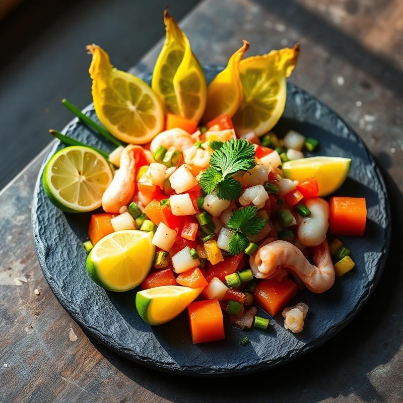 Fresh ceviche